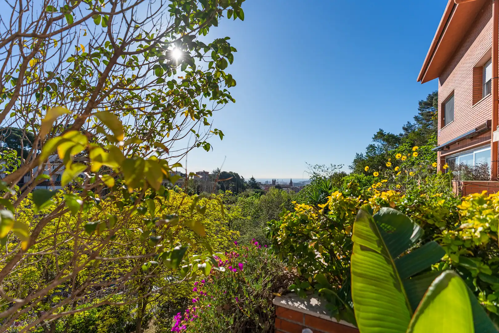 Garden of Detached homes for rent in Barcelona  with Air Conditioner, Heating and Terrace