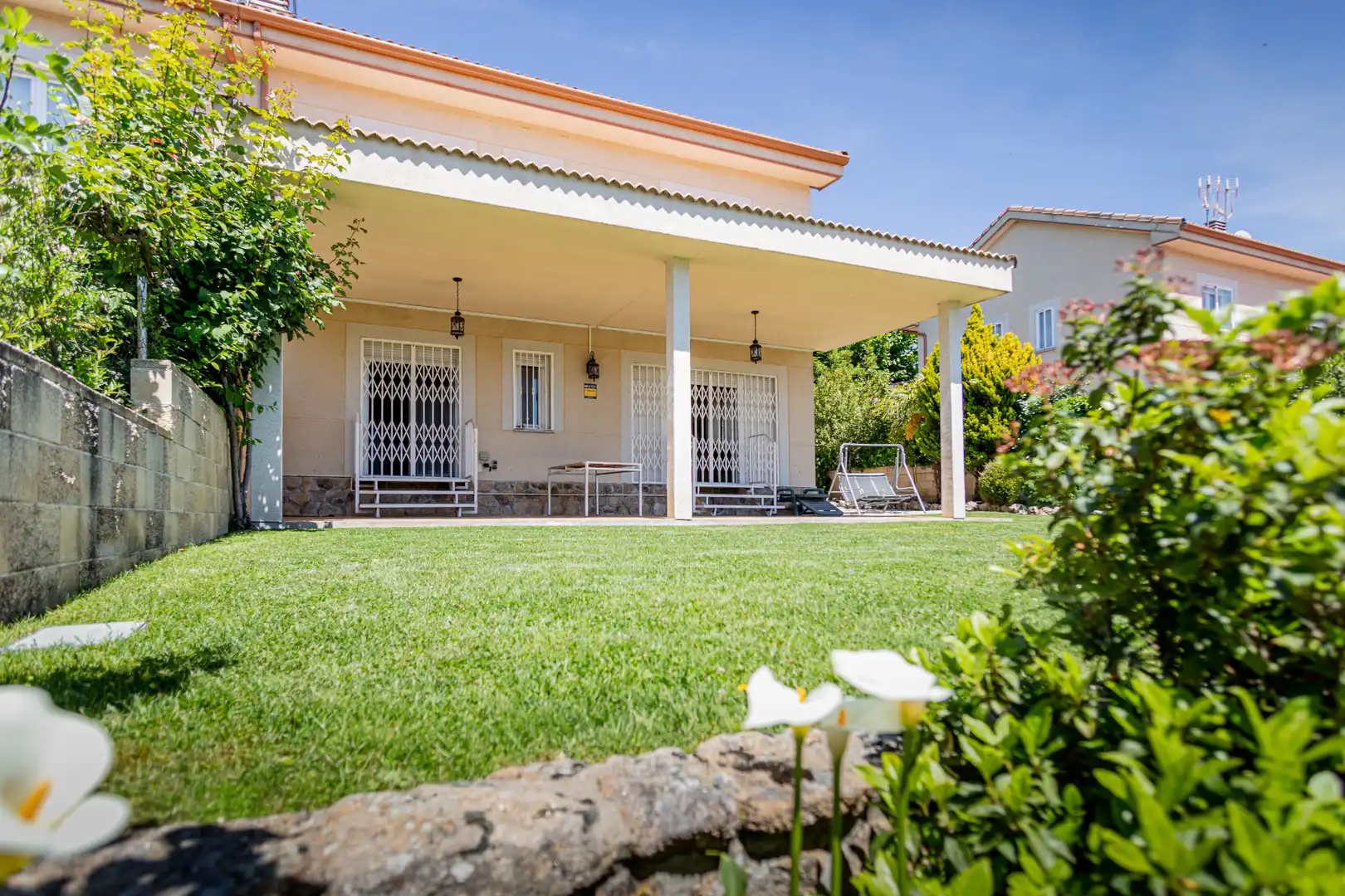 Garden of Detached homes for sale in Moralzarzal  with Heating, Furnished and Oven