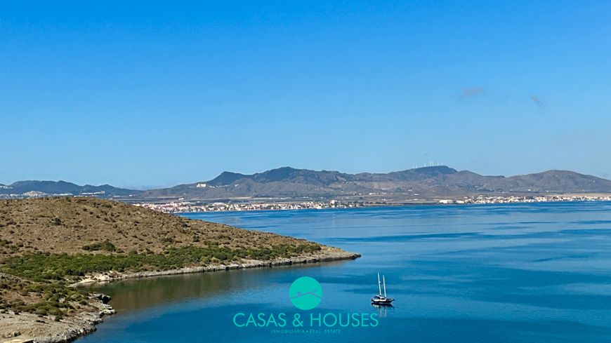 Exterior view of Duplex for sale in La Manga del Mar Menor  with Terrace, Furnished and Balcony