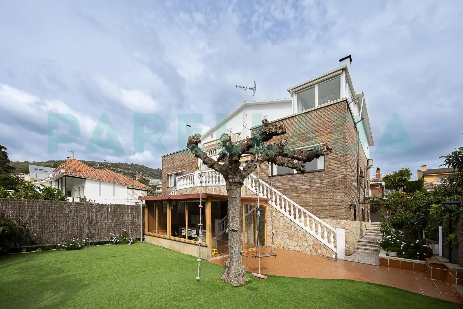Jardín de Casa o chalet en venta en Badalona con Aire acondicionado, Calefacción y Jardín privado
