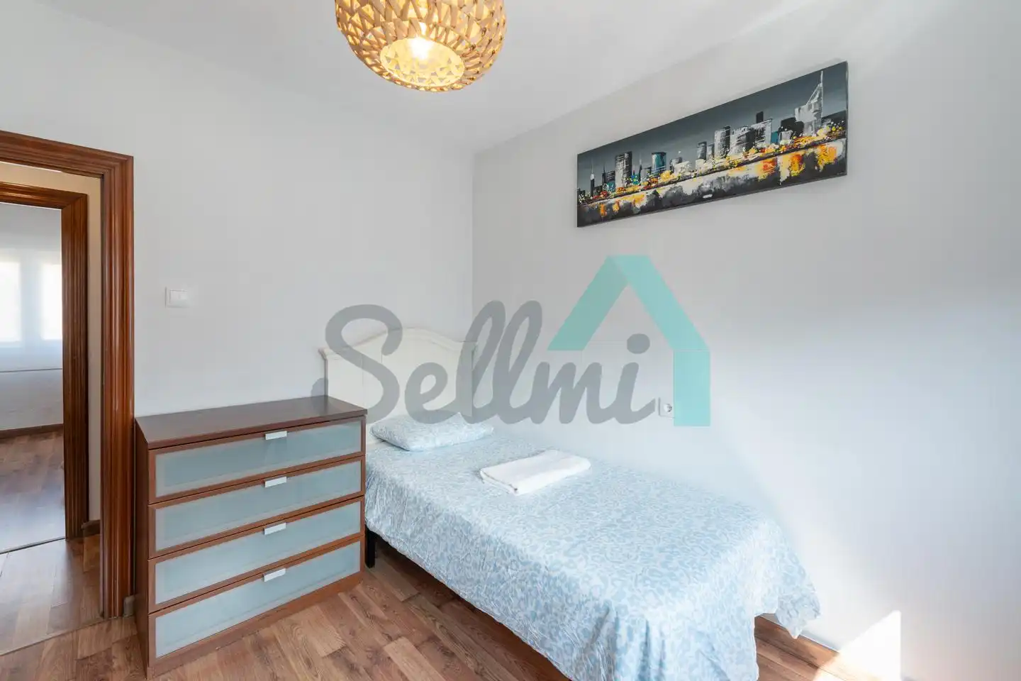 Schlafzimmer von Wohnung zur Miete in Oviedo  mit Heizung, Terrasse und Möbliert