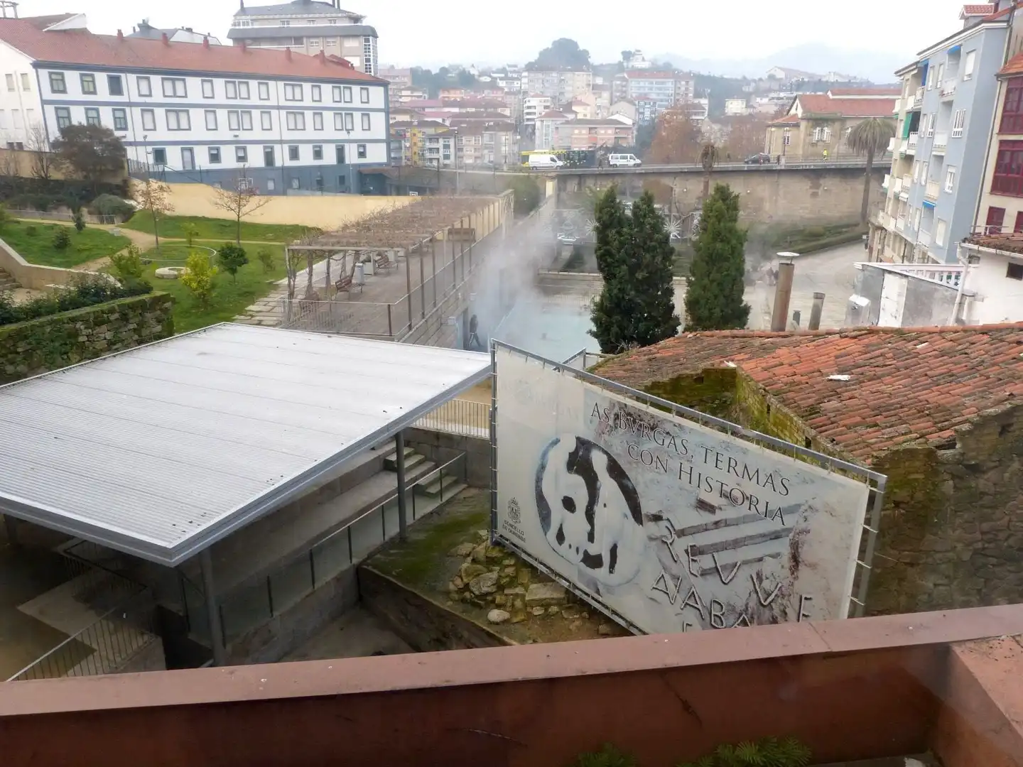 Terraza de Piso de alquiler en Ourense Capital  con Calefacción y Amueblado