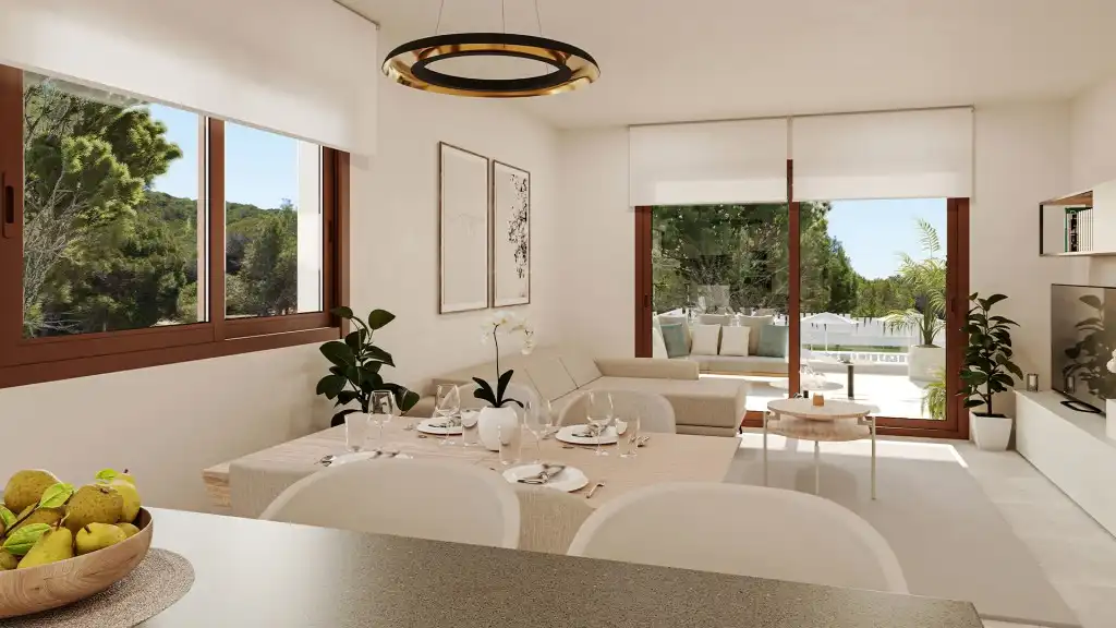 Menjador de Apartament en venda en Capdepera amb Aire condicionat, Calefacció i Terrassa
