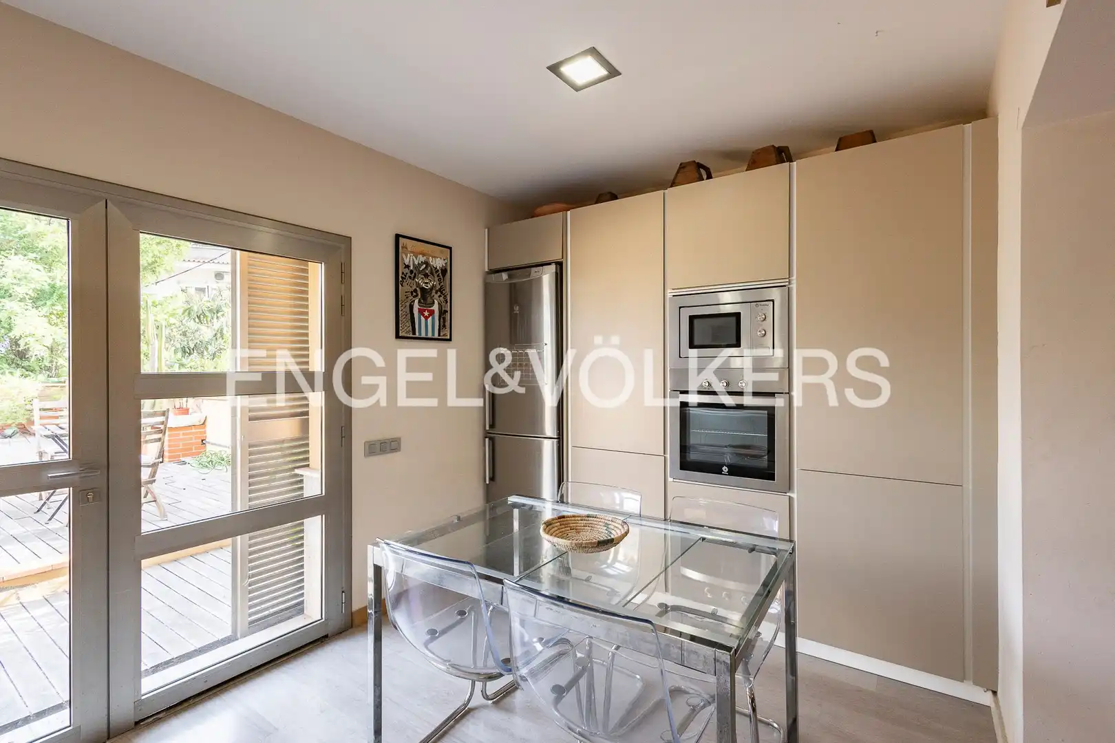 Cuina de Apartament en venda en Sant Just Desvern amb Aire condicionat, Calefacció i Jardí privat