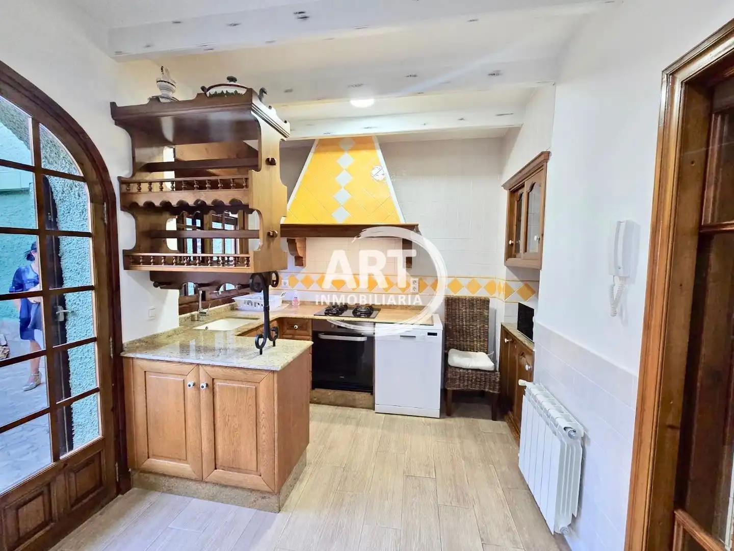 Cocina de Finca rústica de alquiler en Bétera con Aire acondicionado, Calefacción y Terraza