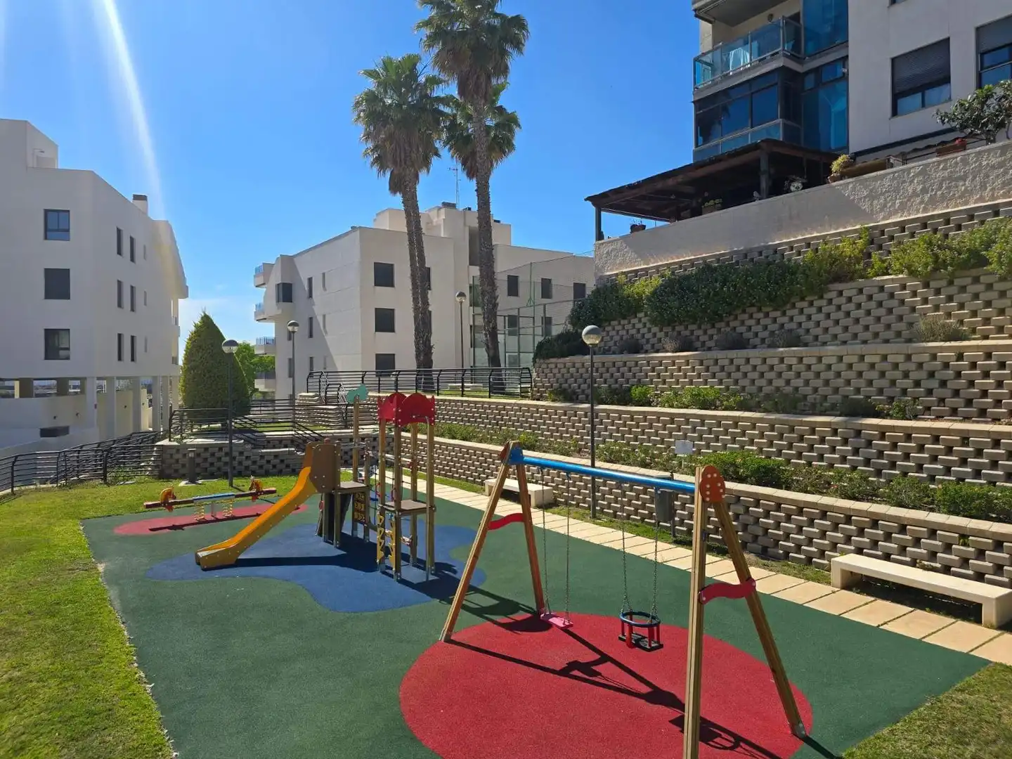 Terrace of Flat for sale in Santa Pola  with Air Conditioner, Private garden and Terrace
