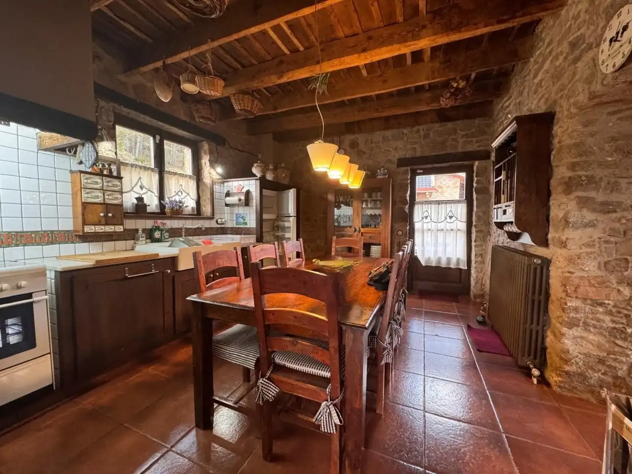 Kitchen of Country homes for sale in Ripoll  with Private garden, Parquet flooring and Terrace