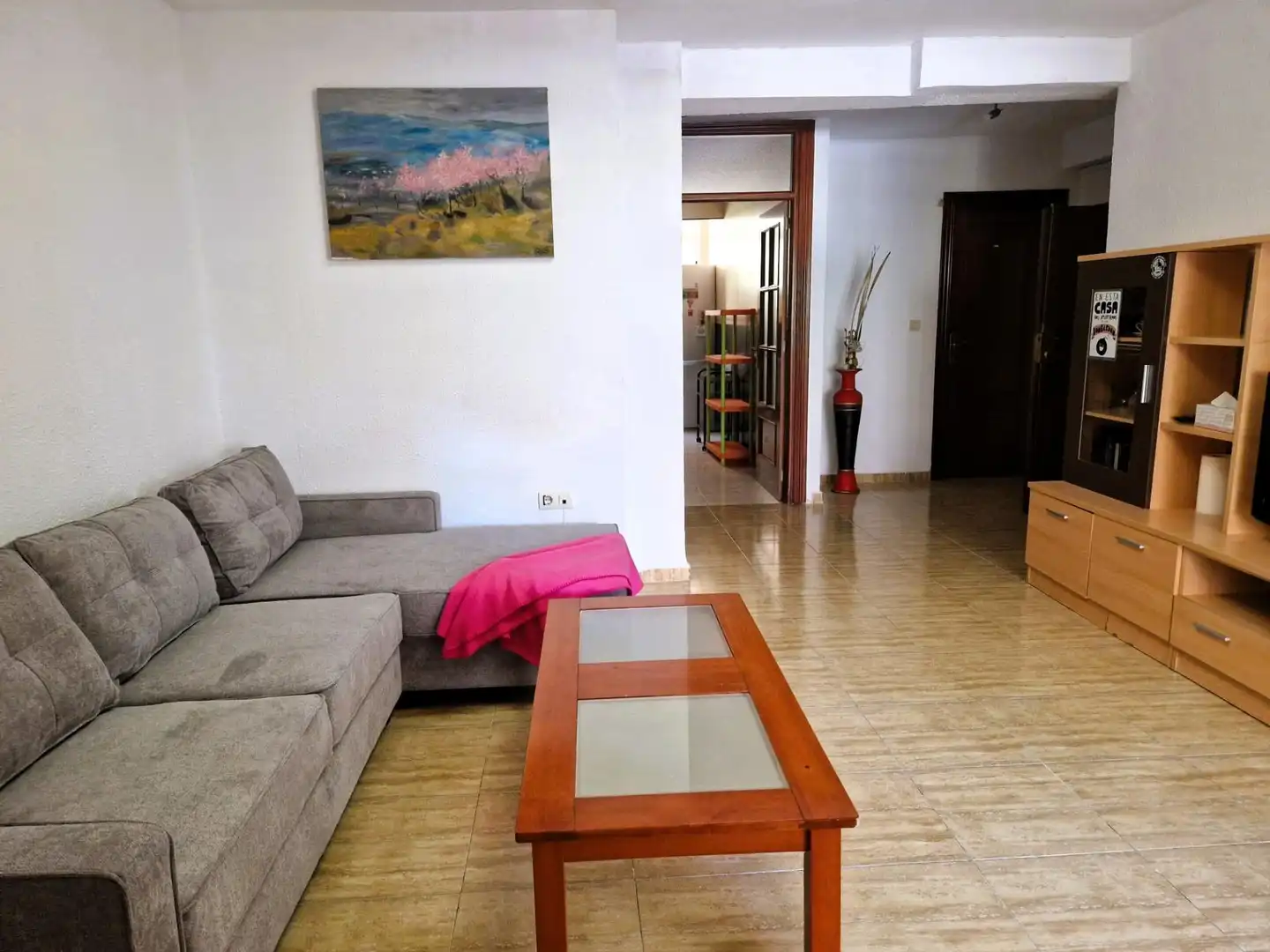 Sala de estar de Piso para compartir en Granada con Calefacción, Terraza y Amueblado