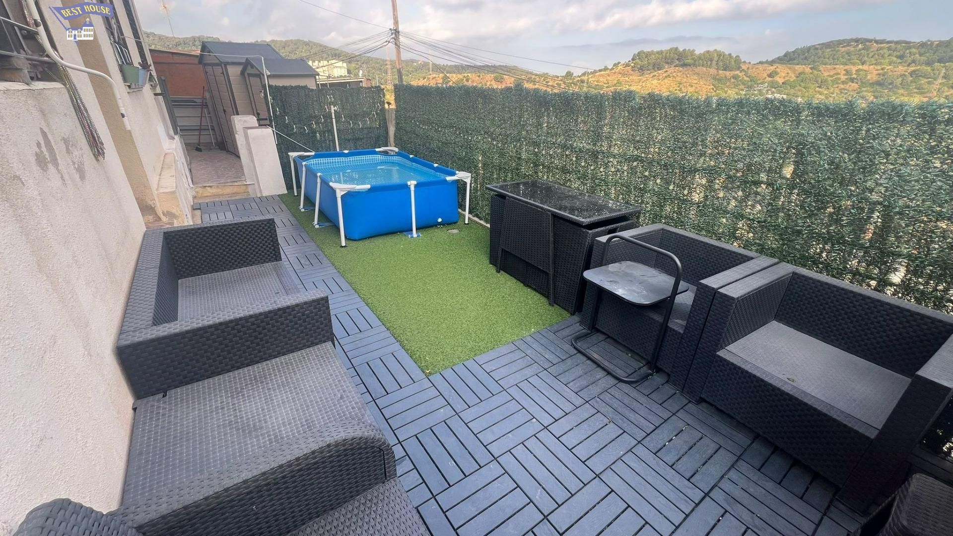 Terrassa de Casa o xalet en venda en Montcada i Reixac amb Aire condicionat, Parquet i Terrassa