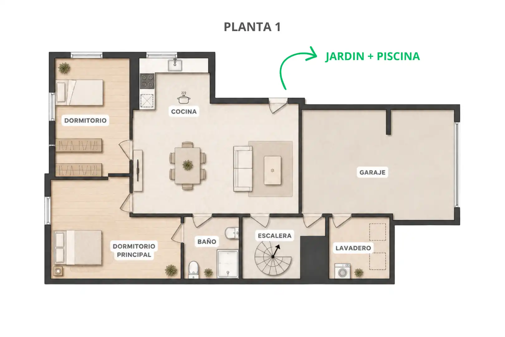 Jardín de Casa o chalet en venta en Tiana con Jardín privado, Terraza y Piscina