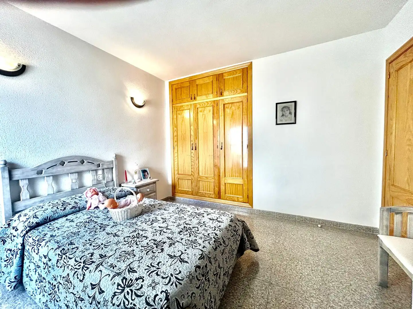 Habitación de Casa adosada en venta en Paterna del Río con Calefacción, Terraza y Trastero