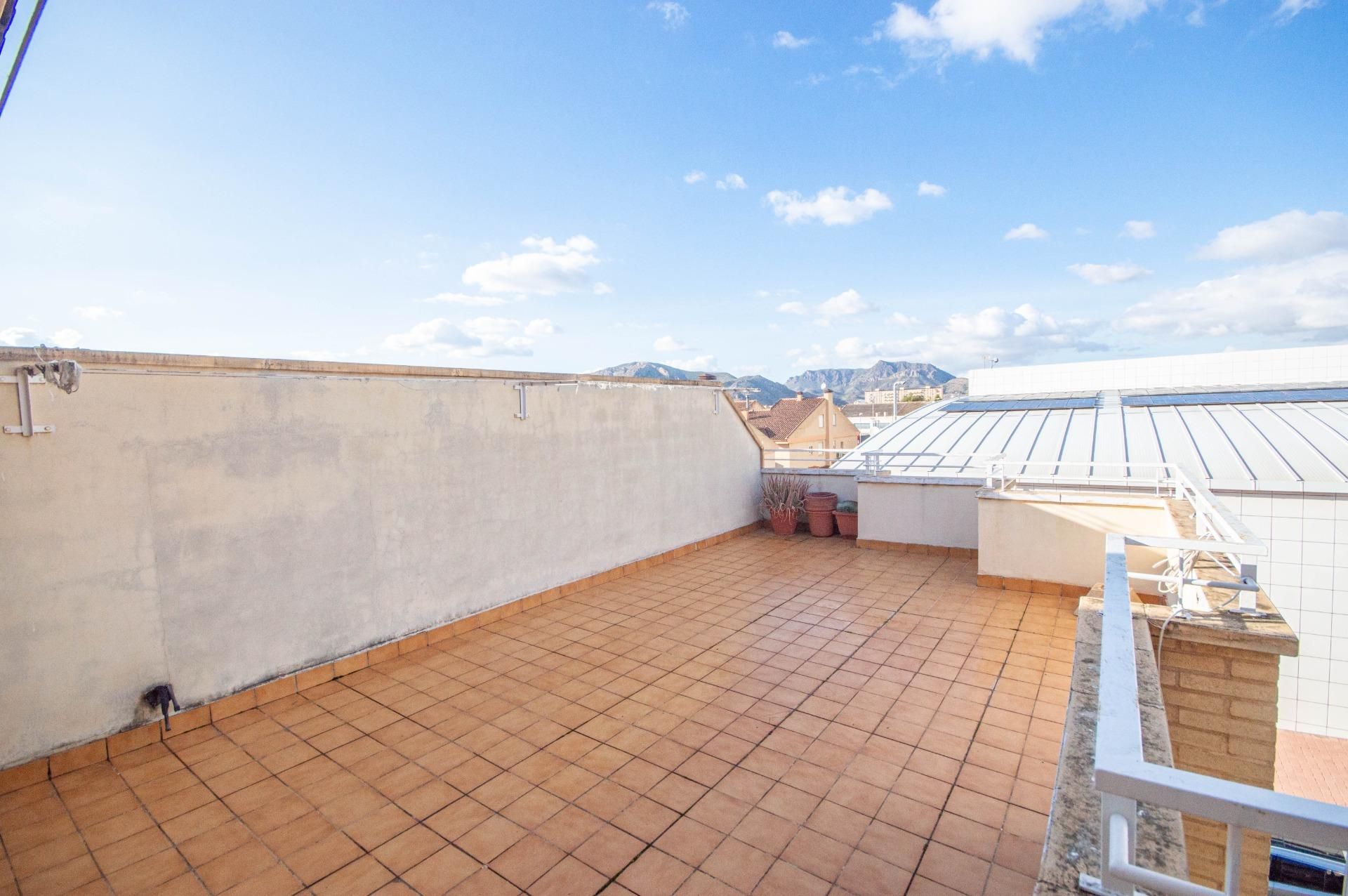 Terrace of Single-family semi-detached for sale in Elda  with Air Conditioner, Terrace and Storage room