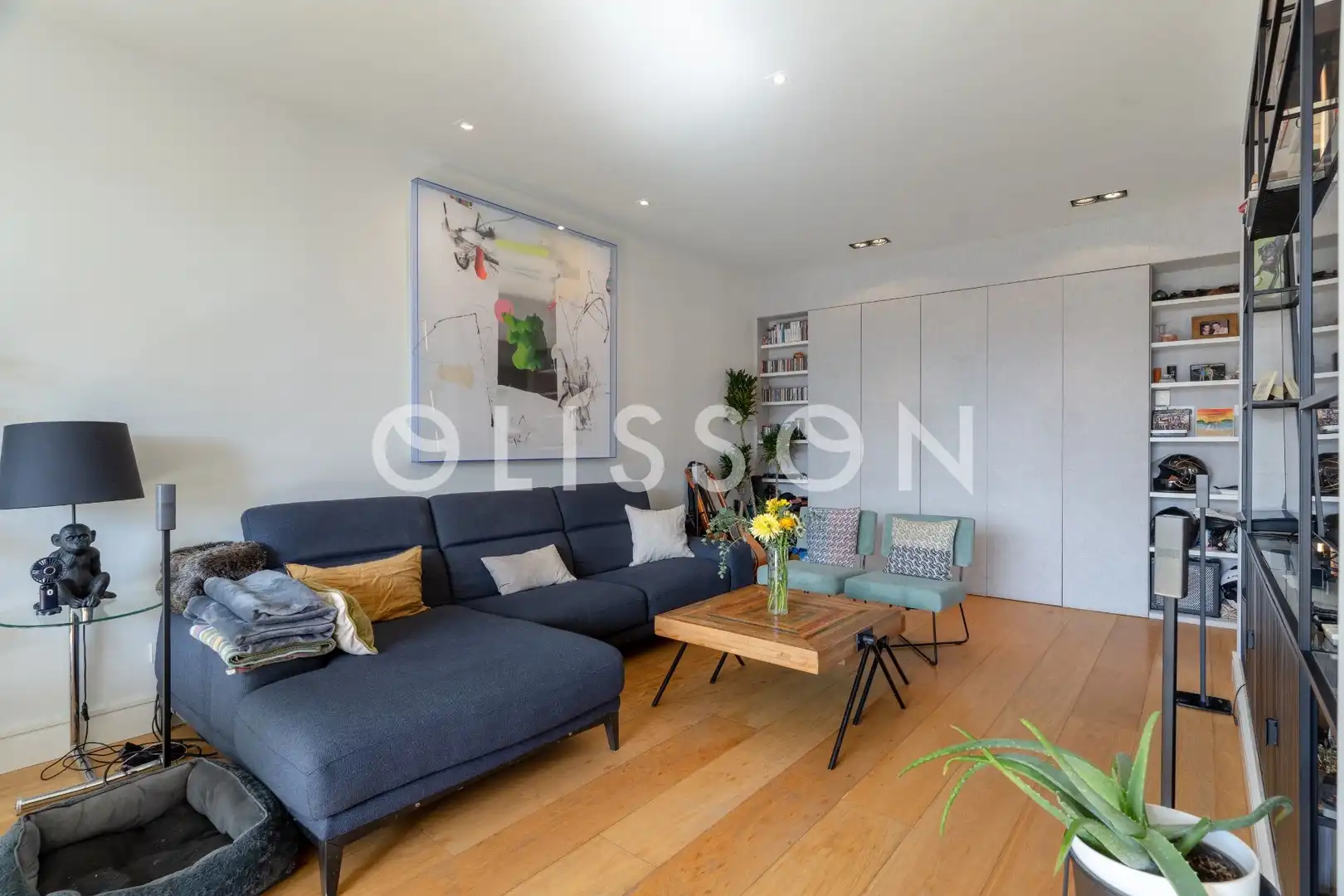 Sala de estar de Ático en venta en Madrid con Aire acondicionado, Calefacción y Terraza