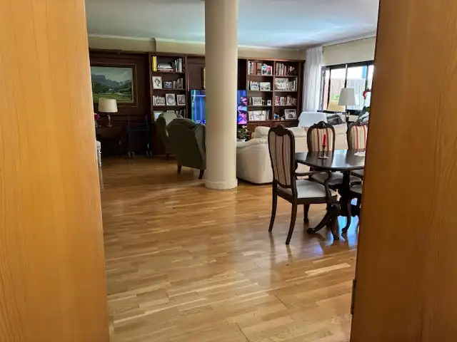 Living room of Flat for sale in Sant Feliu de Llobregat  with Air Conditioner, Heating and Private garden