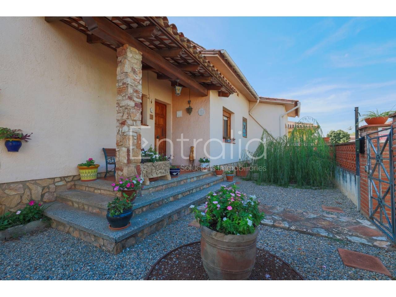 Exterior view of House or chalet for sale in Cervià de Ter  with Air Conditioner, Heating and Private garden