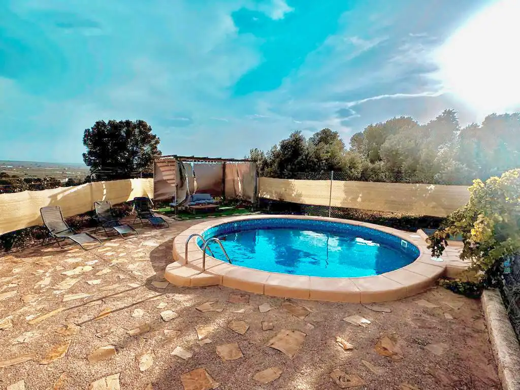 Swimming pool of Country homes for sale in Pozo Alcón  with Private garden, Terrace and Storage room