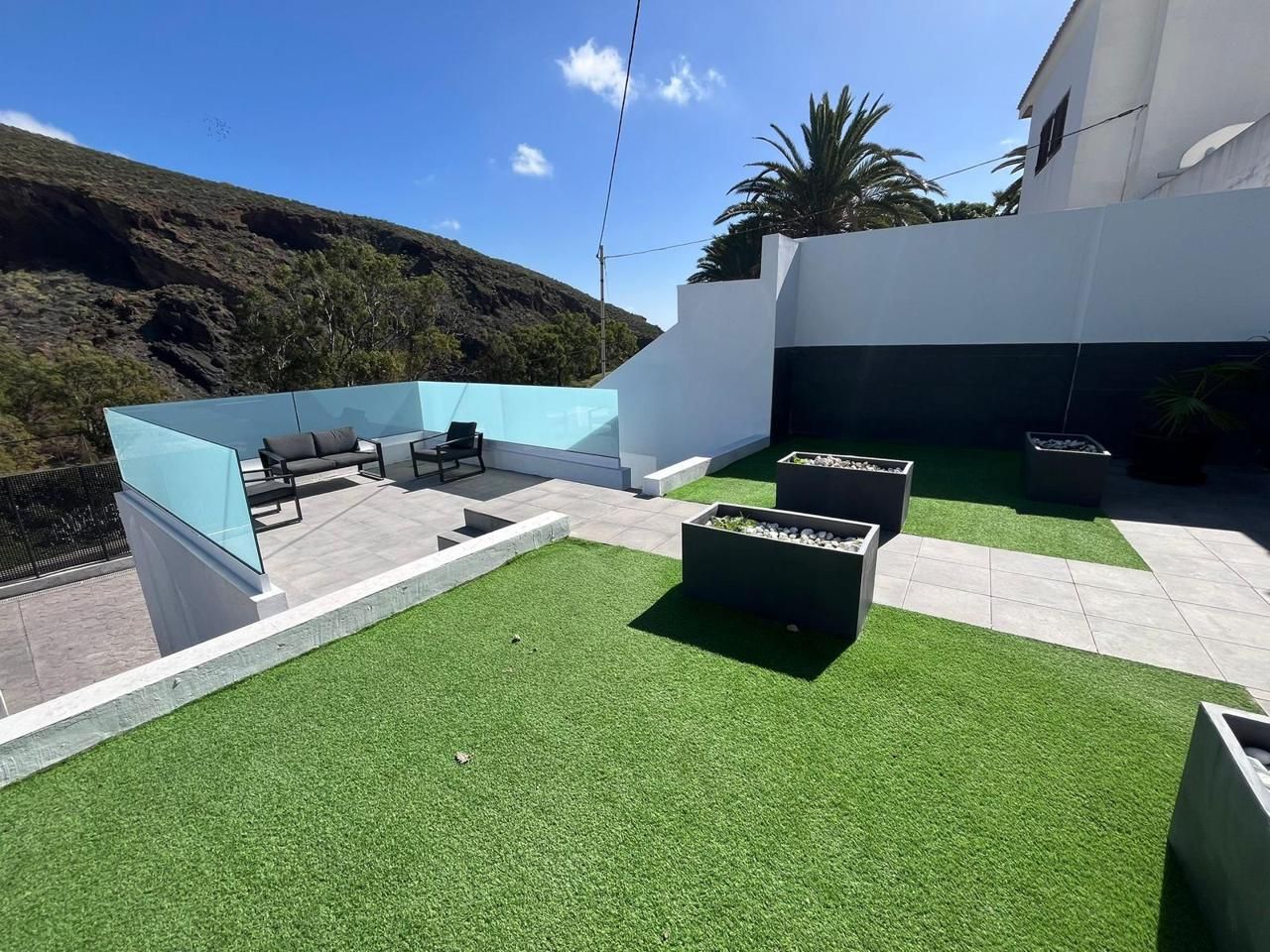 Terrace of Study to rent in San Cristóbal de la Laguna  with Air Conditioner, Private garden and Furnished