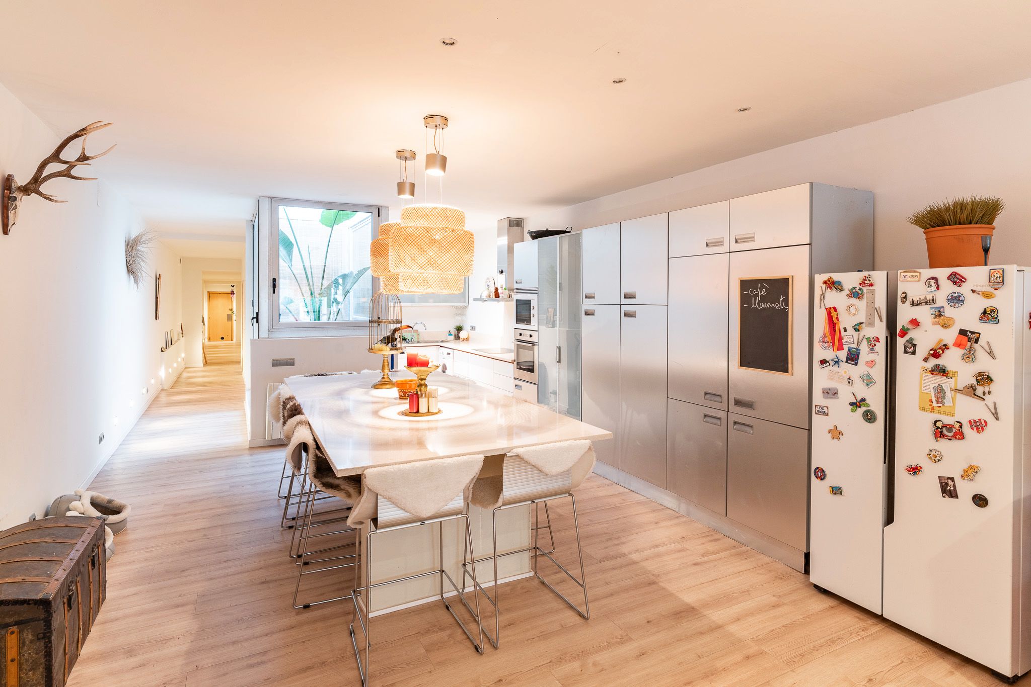 Cuina de Apartament en venda en Mataró amb Aire condicionat, Calefacció i Jardí privat