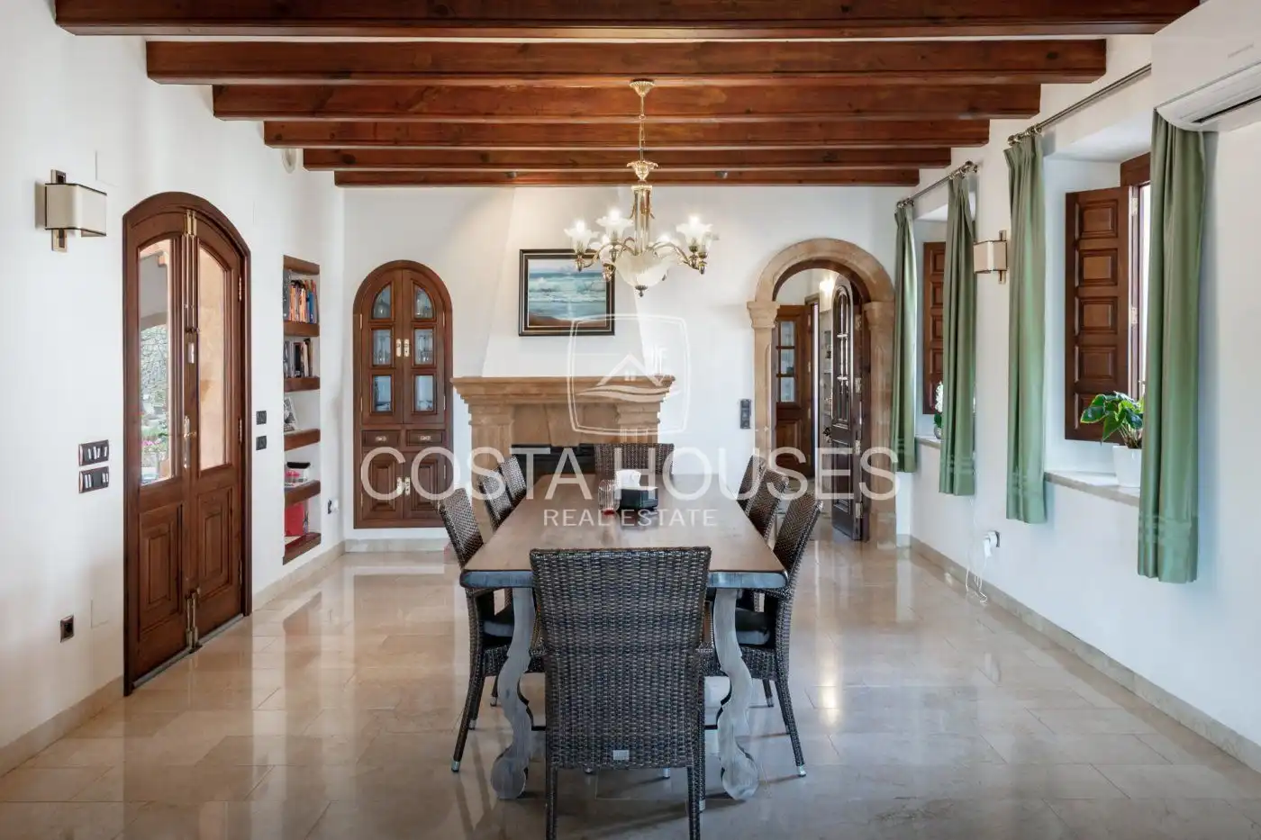 Dining room of Houses for sale in Jávea / Xàbia  with Air Conditioner, Private garden and Terrace
