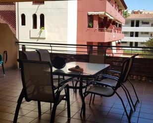 Terrace of Flat to rent in Benalmádena  with Swimming Pool and Furnished