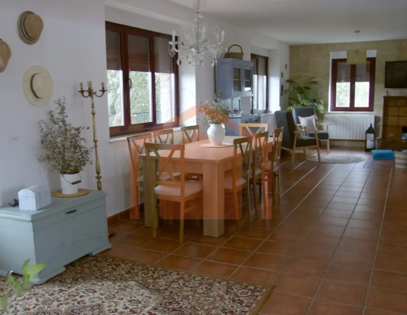 Esszimmer von Country house zum Verkauf in Cipérez mit Klimaanlage, Heizung und Terrasse