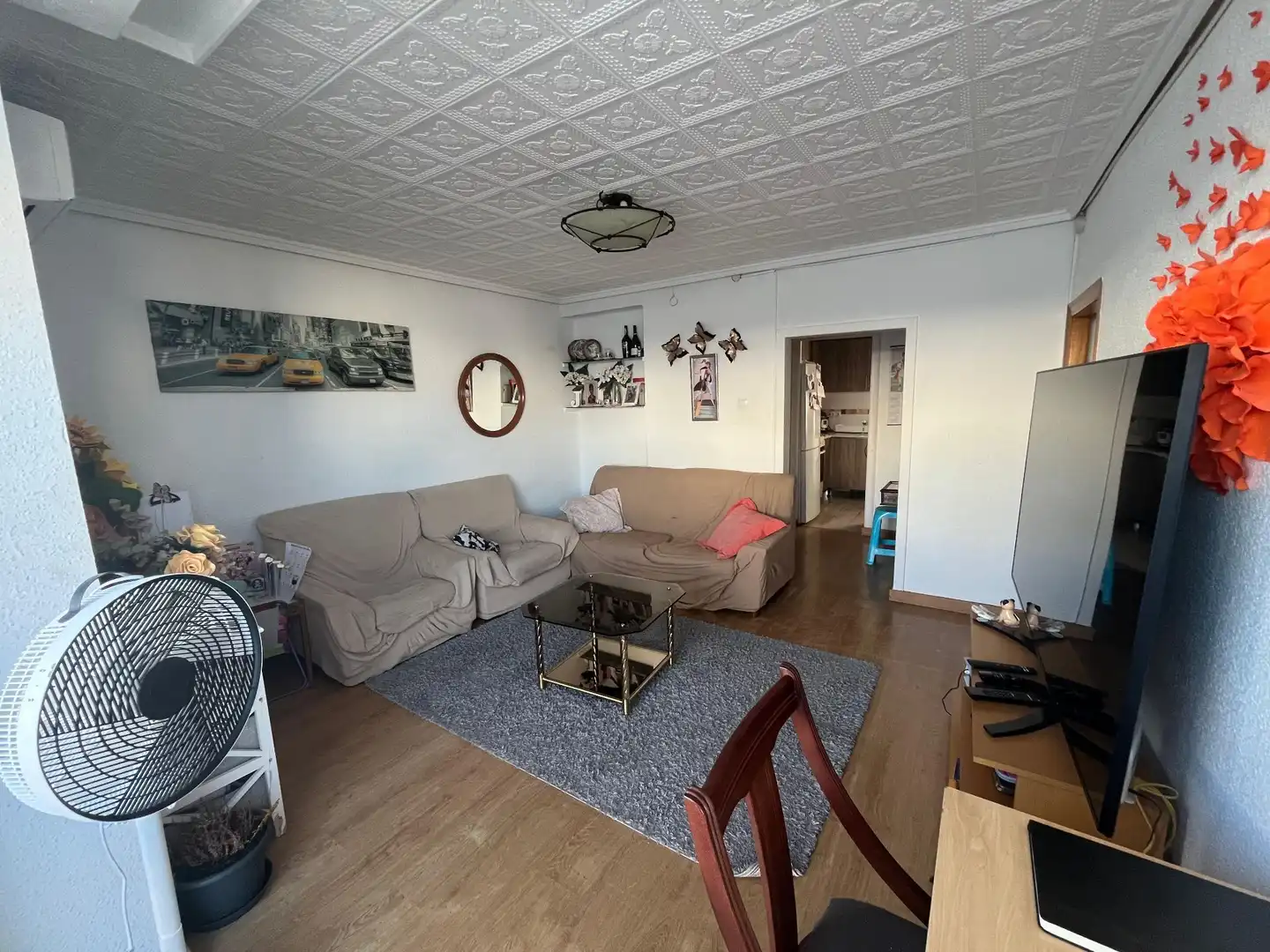 Sala de estar de Piso en venta en Benetússer con Aire acondicionado, Calefacción y Terraza