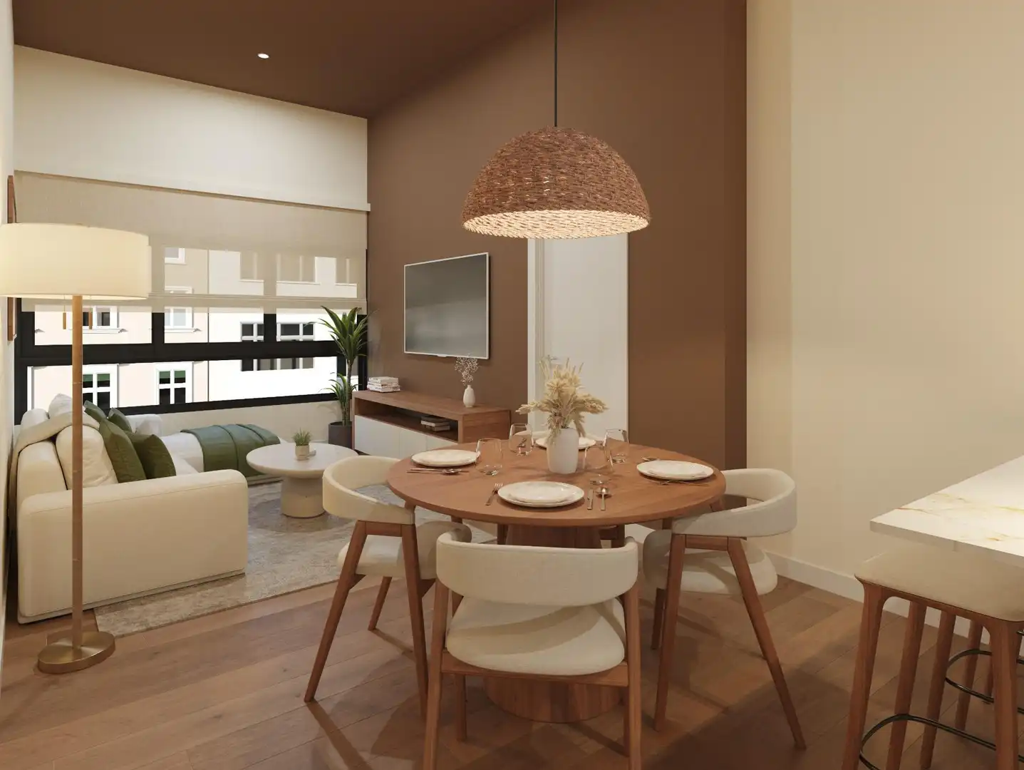 Esszimmer von Wohnung zur Miete in Alicante / Alacant mit Klimaanlage