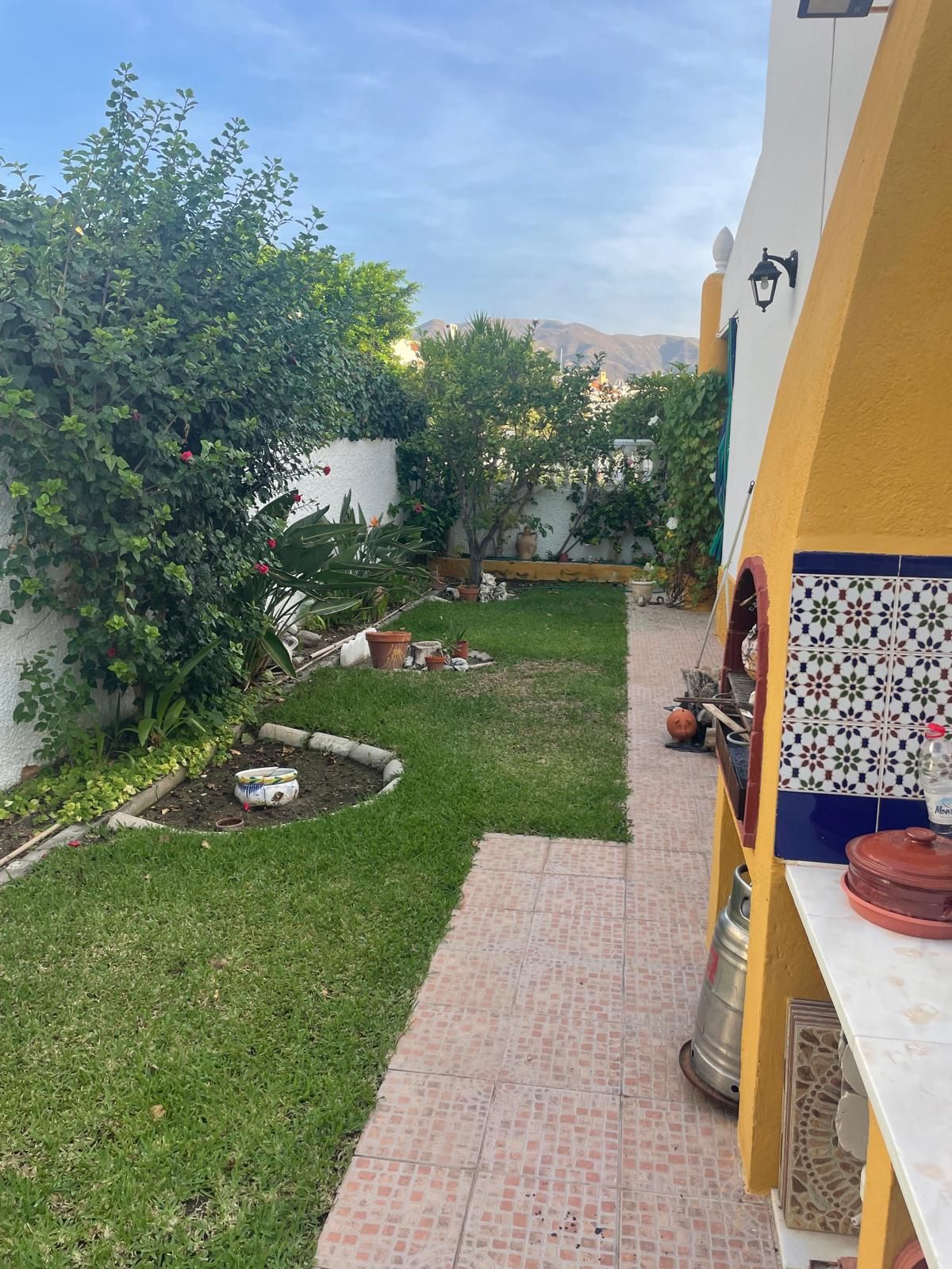 Jardí de Casa o xalet de lloguer en Roquetas de Mar amb Aire condicionat, Calefacció i Jardí privat