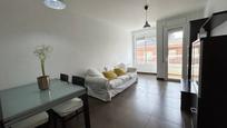 Living room of Flat for sale in Cubelles  with Heating, Furnished and Balcony