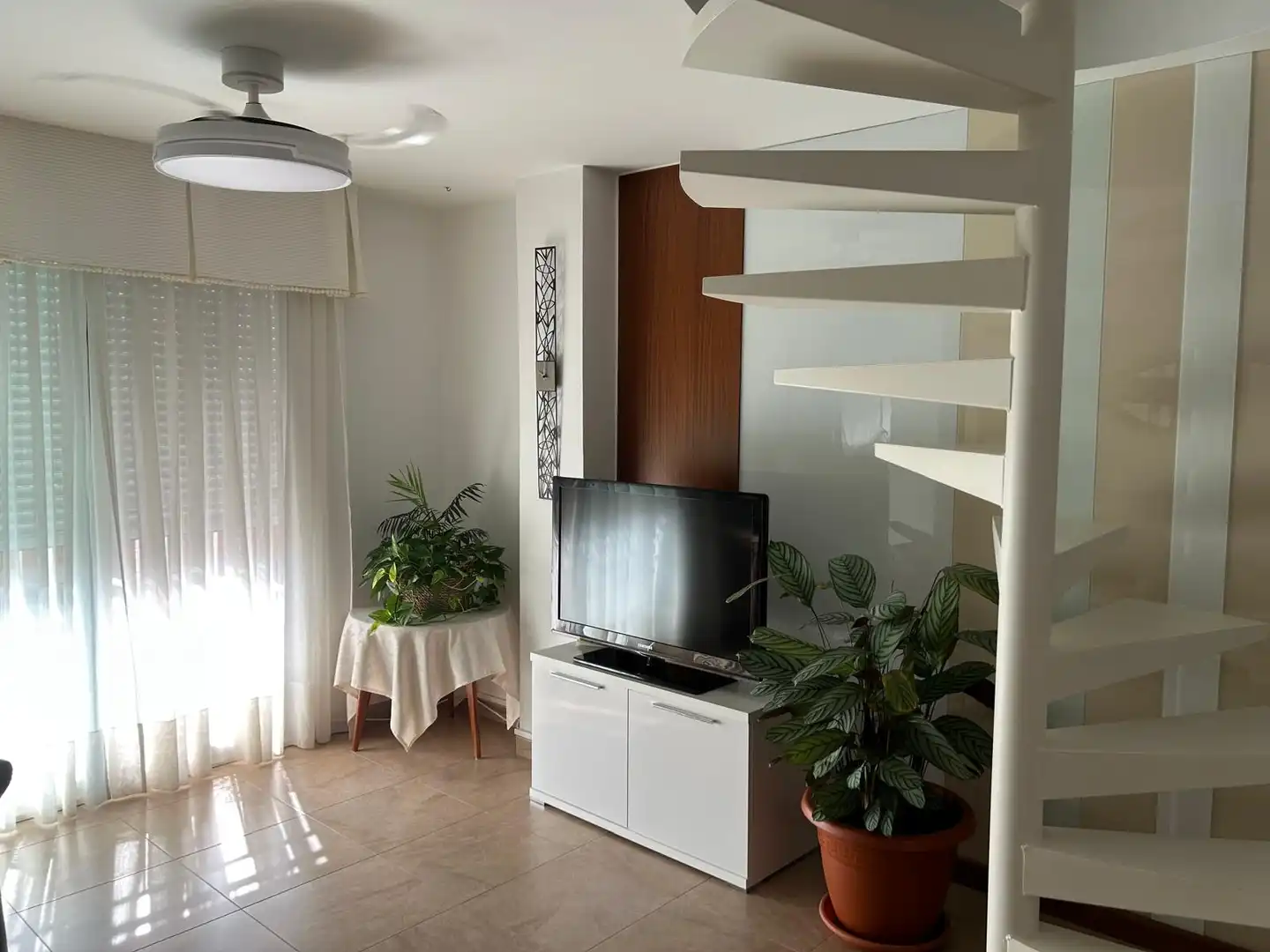 Sala d'estar de Àtic en venda en Murcia amb Aire condicionat, Calefacció i Terrassa