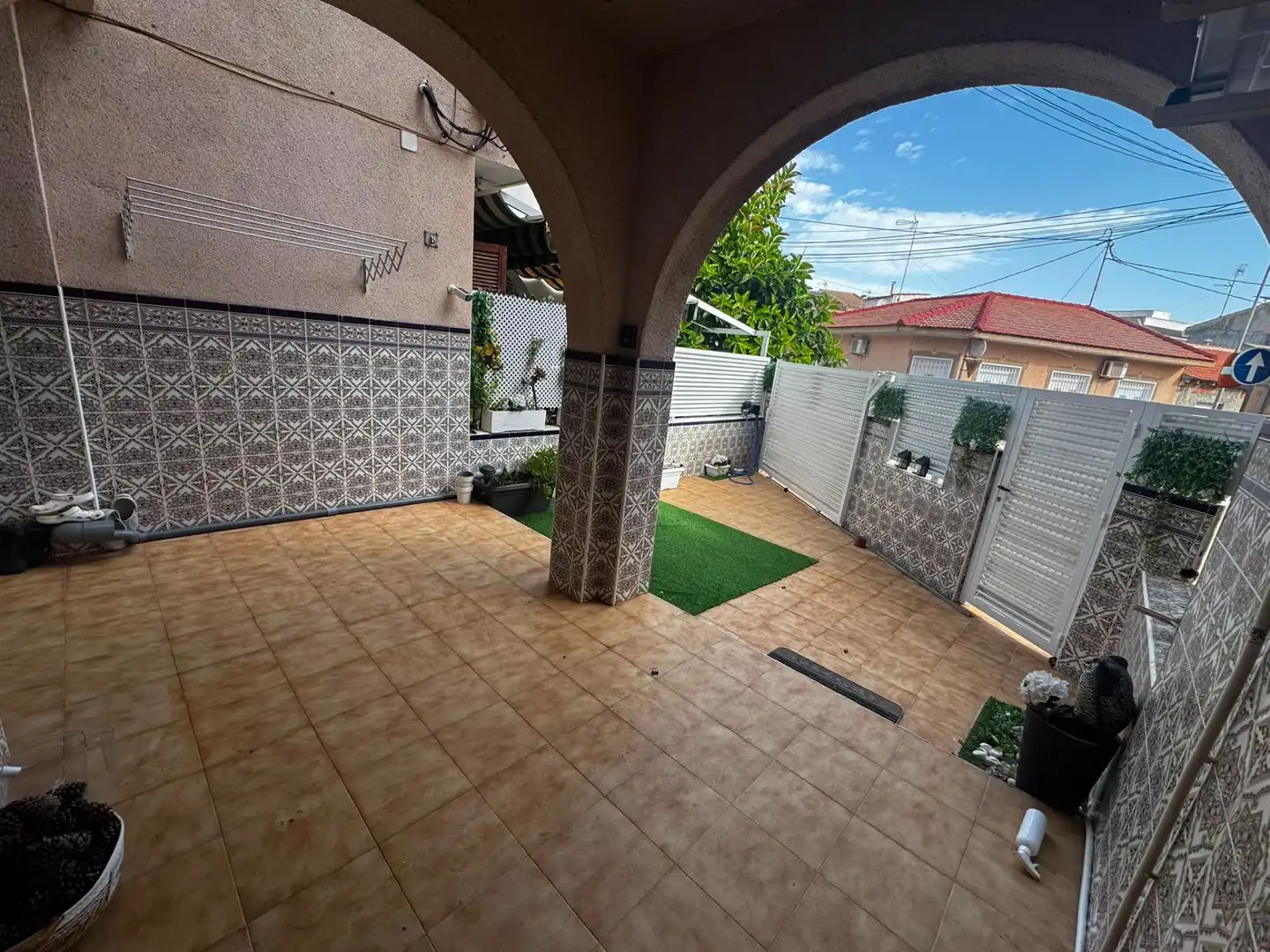 Terrace of Duplexes for sale in San Pedro del Pinatar  with Air Conditioner, Private garden and Storage room