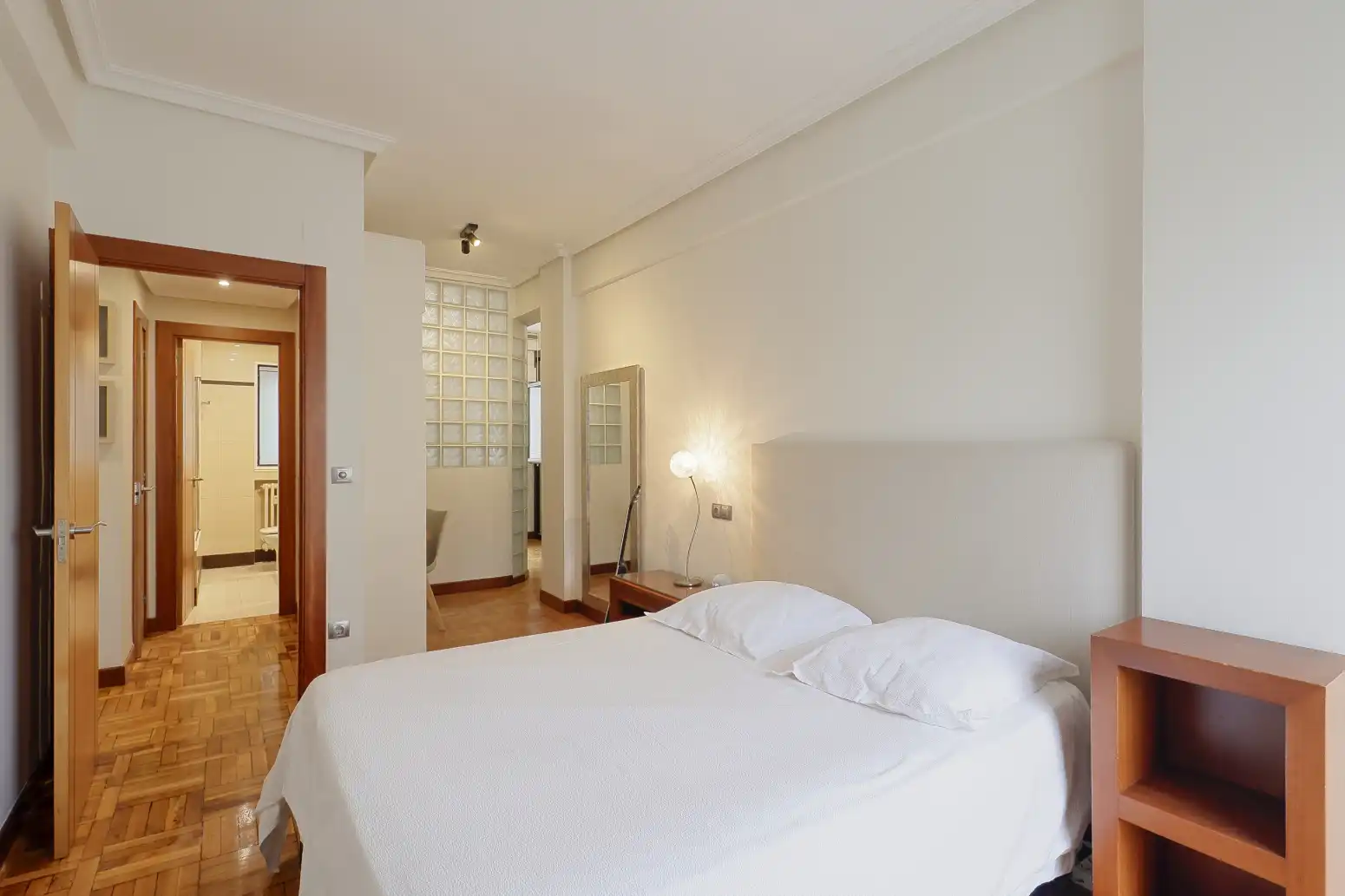 Bedroom of Flat for sale in Gijón   with Heating, Parquet flooring and Terrace
