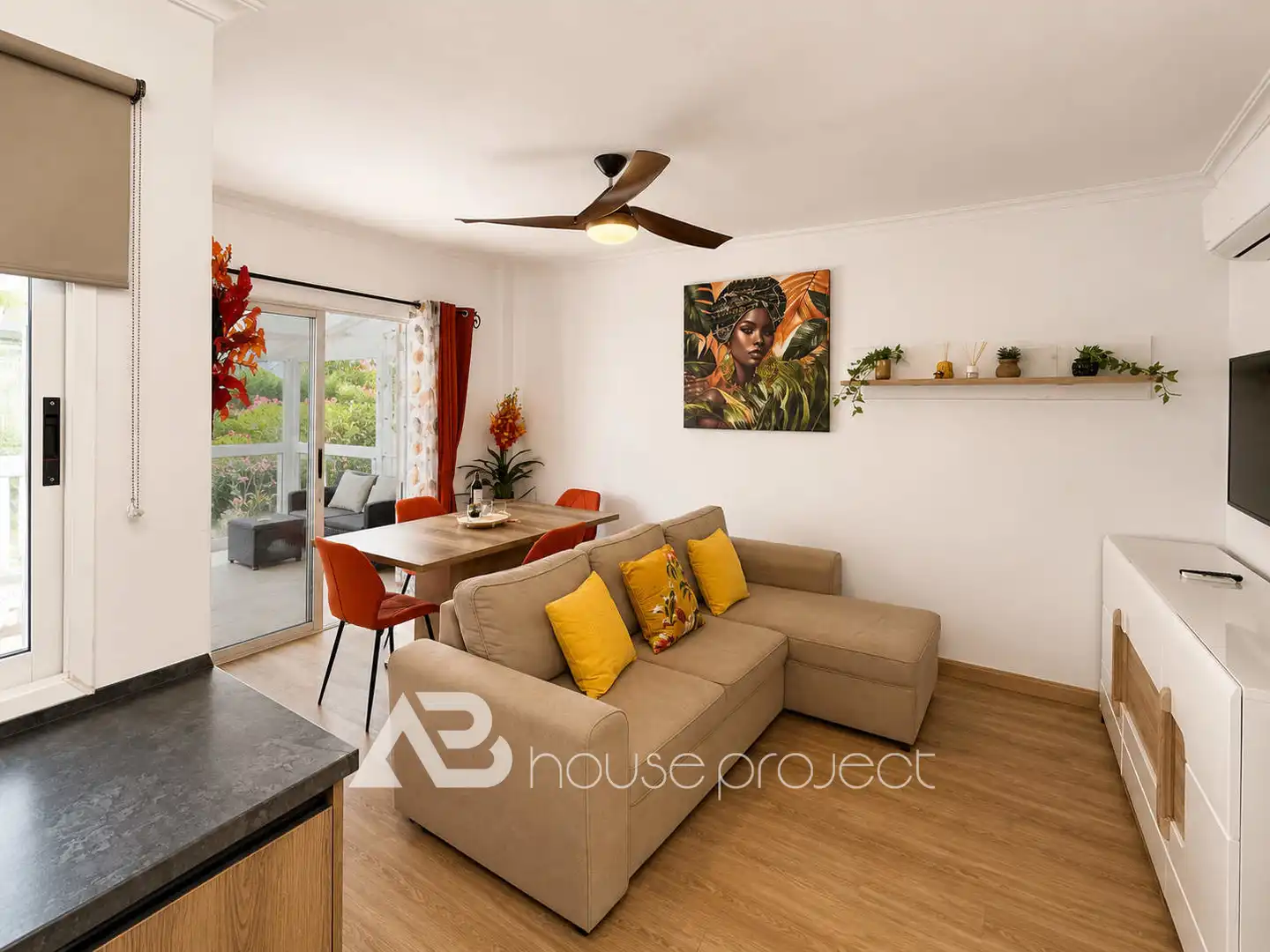 Living room of Houses for sale in San Miguel de Abona  with Air Conditioner, Private garden and Terrace
