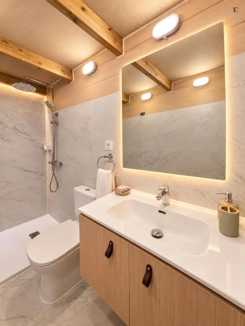 Bathroom of Apartments for rent in Latina