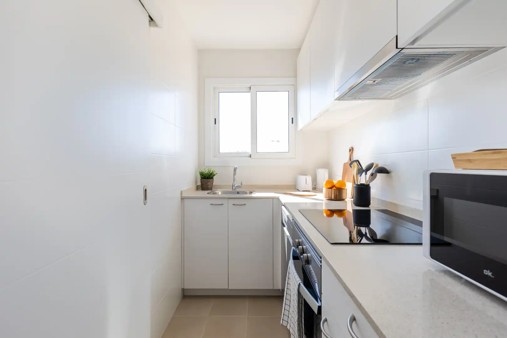 Kitchen of Flat for rent in Terrassa  with Heating, Parquet flooring and Terrace