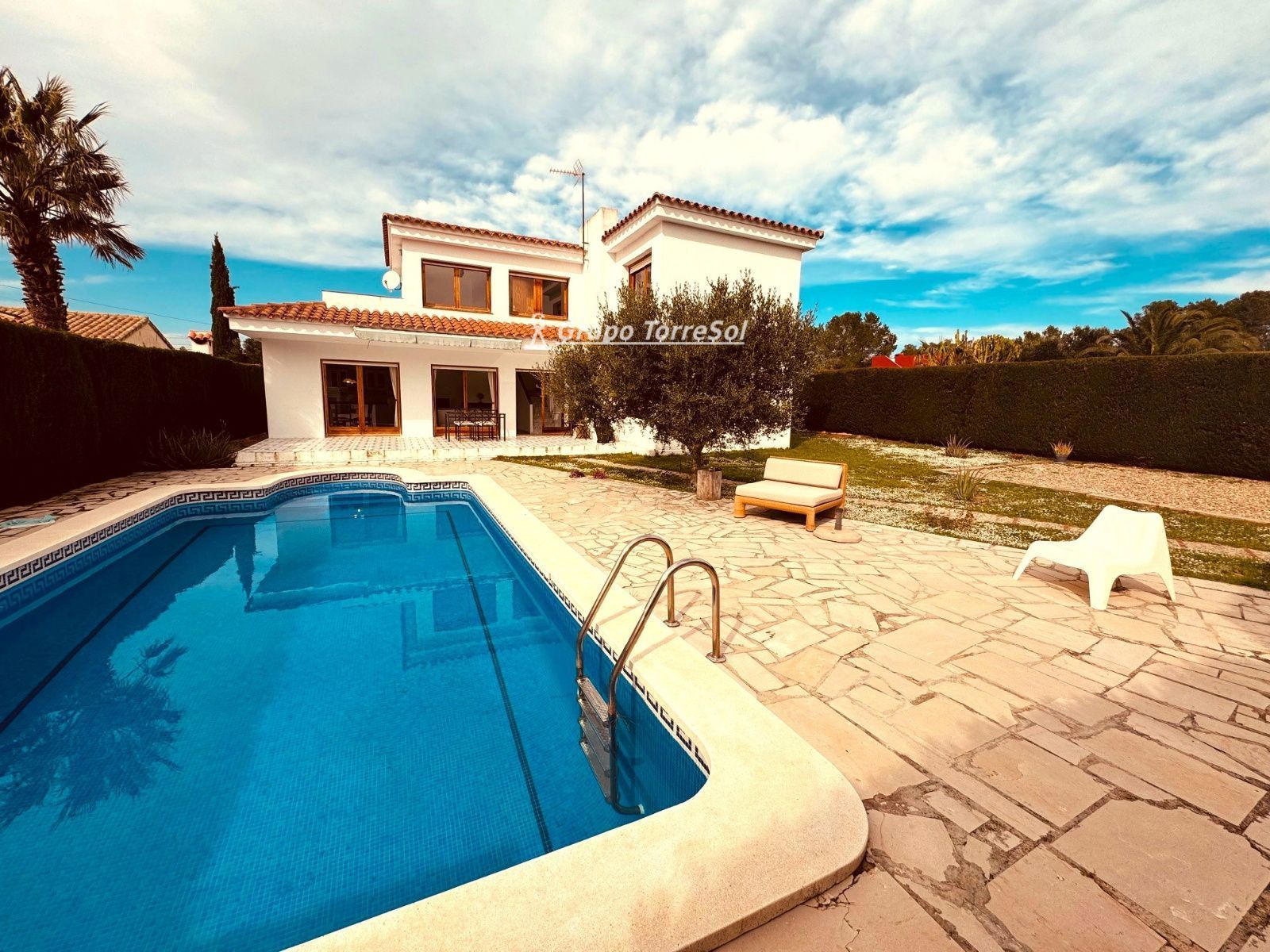 Exterior view of House or chalet for sale in L'Ametlla de Mar   with Terrace, Storage room and Swimming Pool