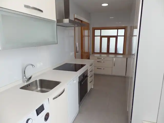 Küche von Wohnung zur Miete in Madrid mit Heizung, Terrasse und Möbliert