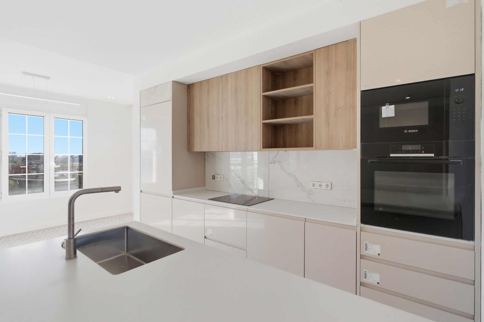 Cocina de Ático en venta en  Barcelona Capital con Aire acondicionado, Calefacción y Horno