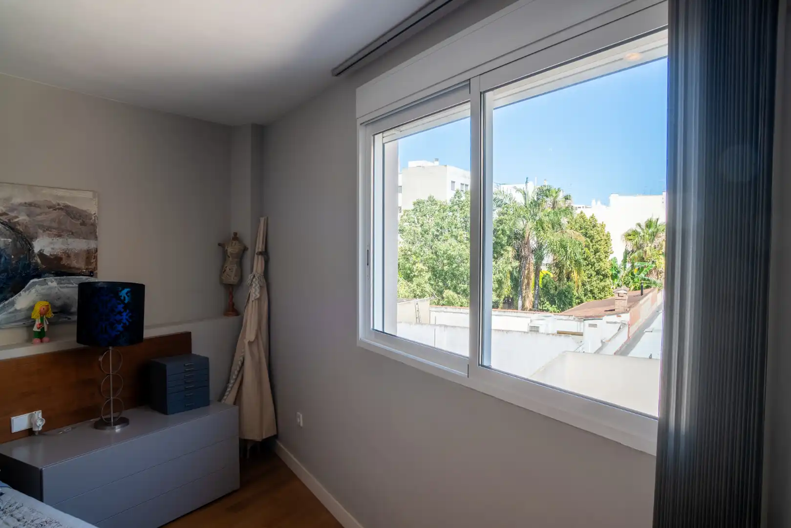 Bedroom of Flat for sale in Alboraya  with Air Conditioner, Parquet flooring and Storage room