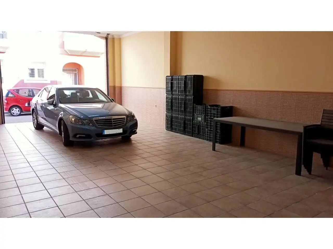 Parking of Houses for sale in Roquetas de Mar  with Air Conditioner, Heating and Private garden