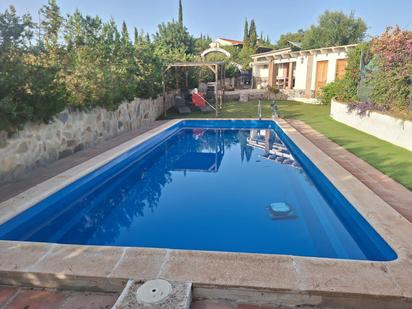 Swimming pool of Country house for sale in Vélez-Málaga  with Air Conditioner, Terrace and Swimming Pool