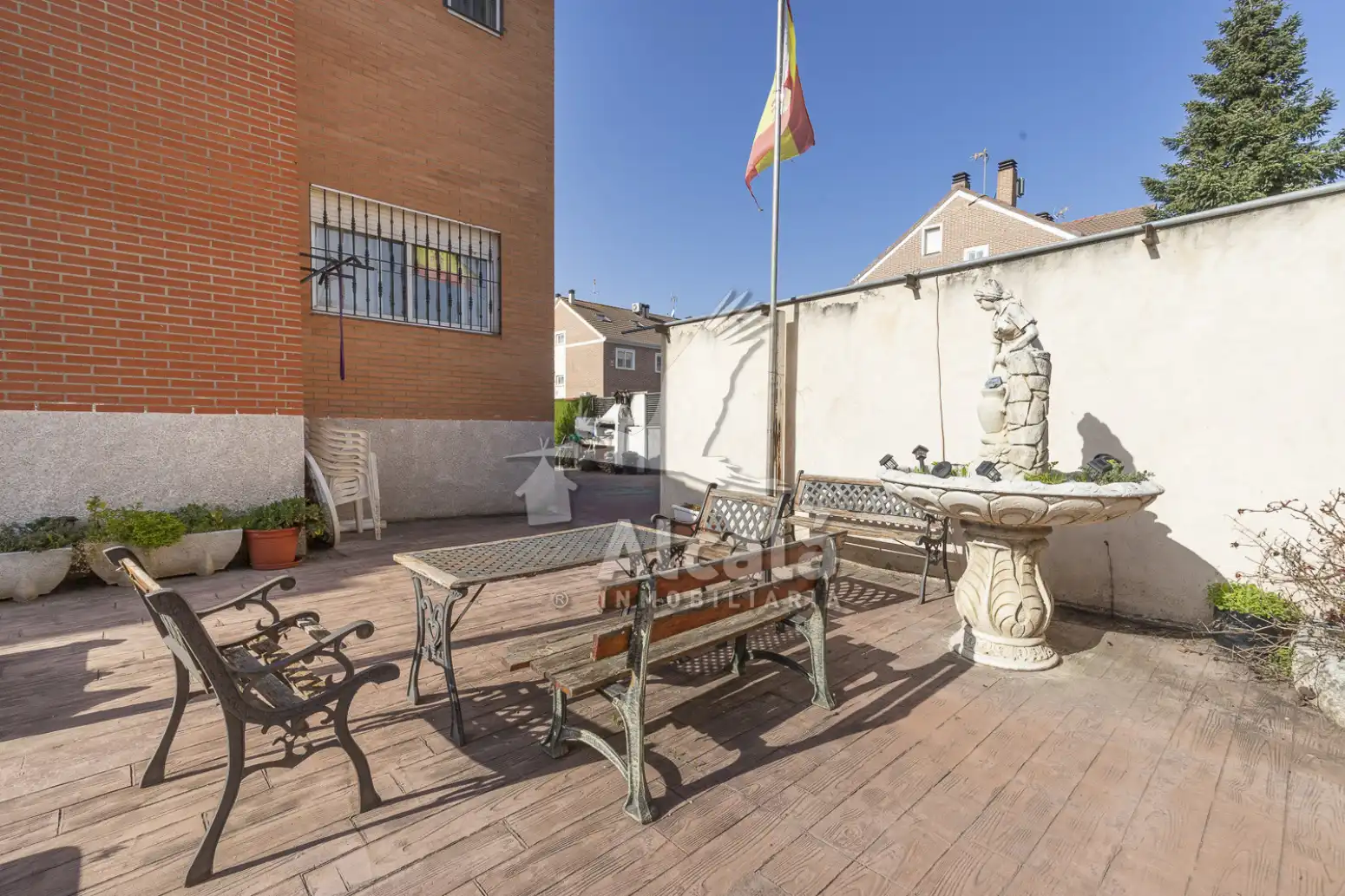Terraza de Casa adosada en venta en Azuqueca de Henares con Aire acondicionado, Calefacción y Piscina