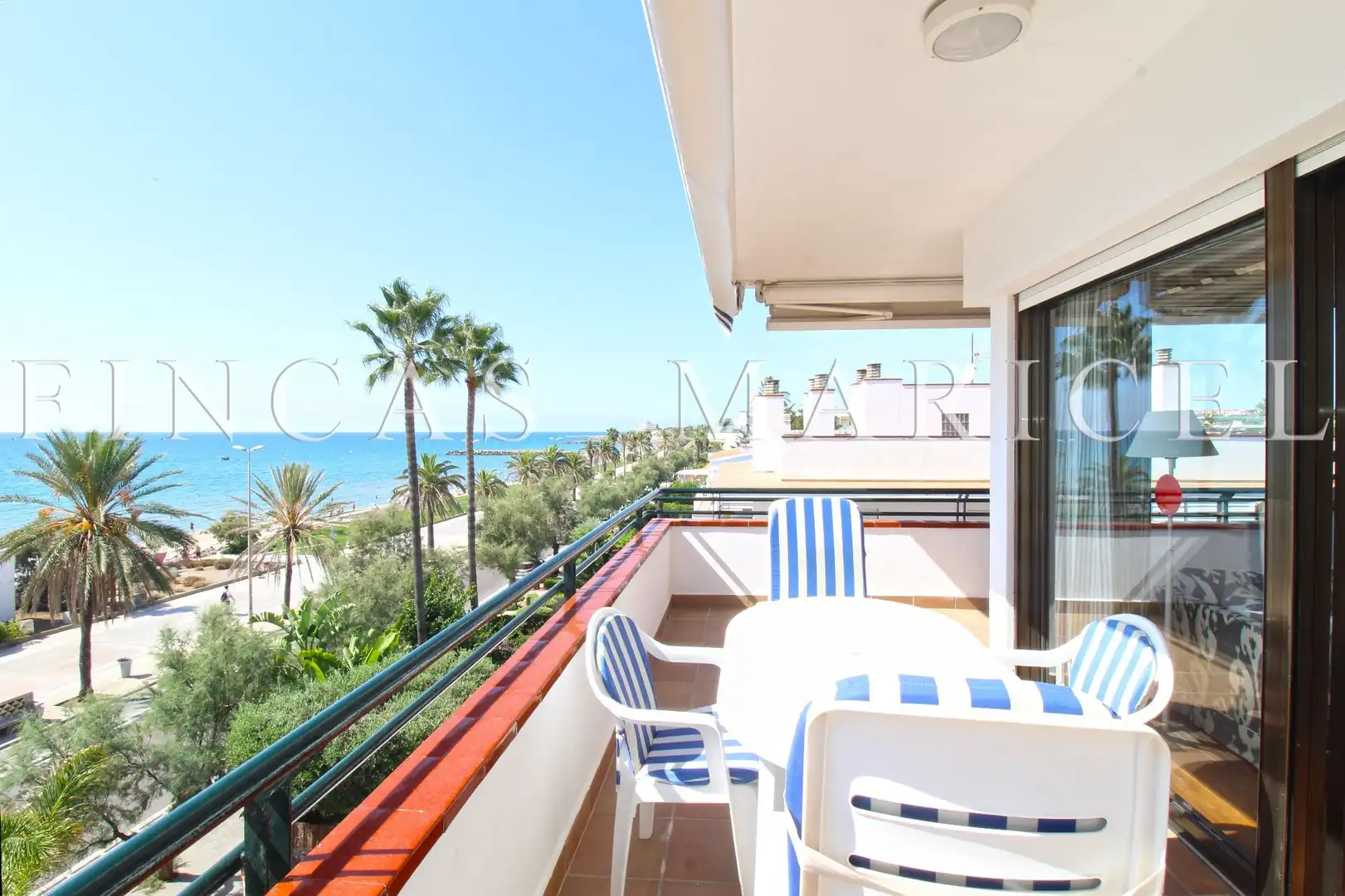 Terraza de Ático de alquiler en Sitges con Aire acondicionado, Calefacción y Terraza