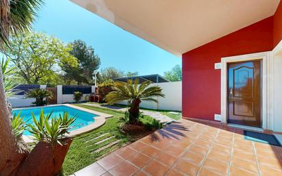 Garden of Single-family semi-detached for sale in Montserrat  with Terrace, Storage room and Swimming Pool