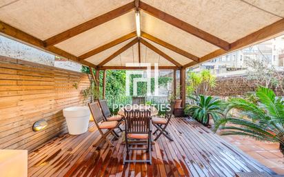 Terrace of Flat for sale in  Barcelona Capital  with Air Conditioner, Heating and Private garden