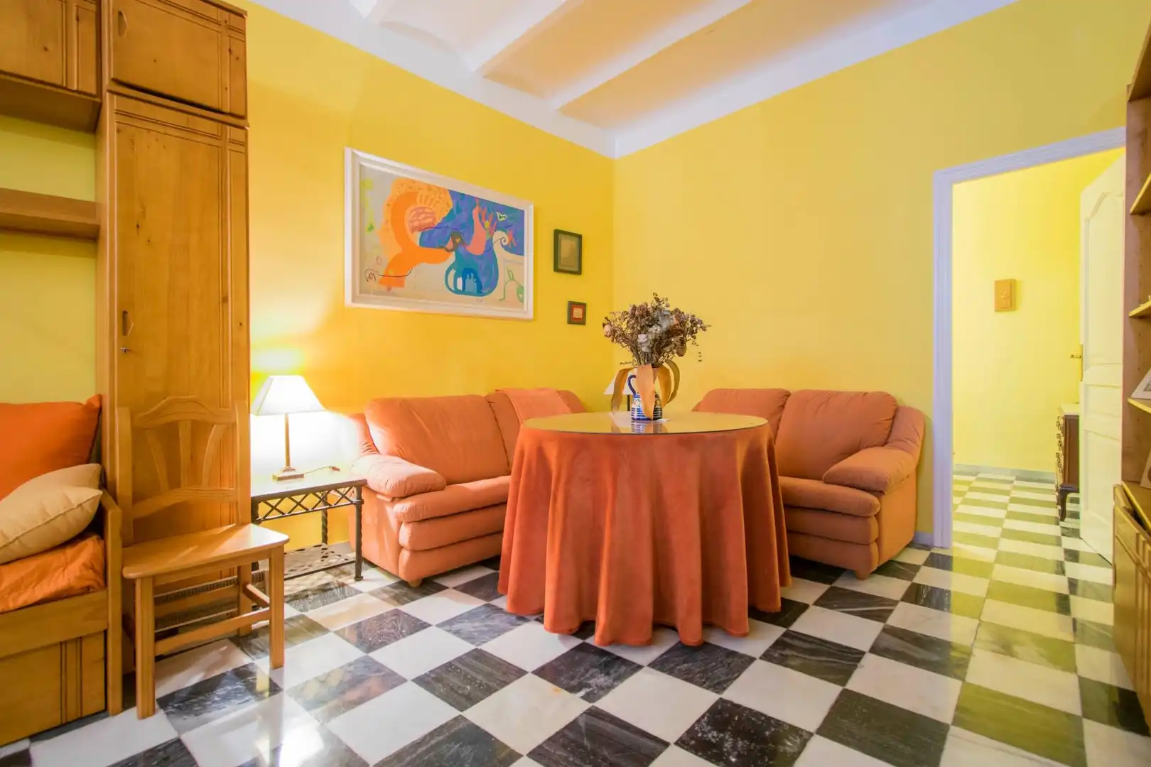 Living room of Flat for sale in Sevilla  with Balcony