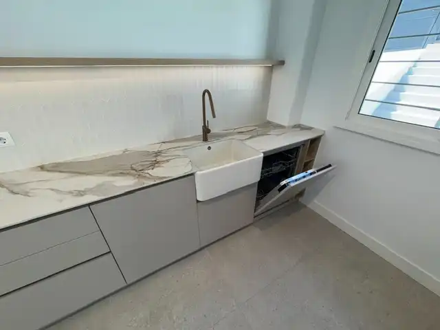 Kitchen of Houses for sale in Sant Pol de Mar  with Air Conditioner, Private garden and Terrace