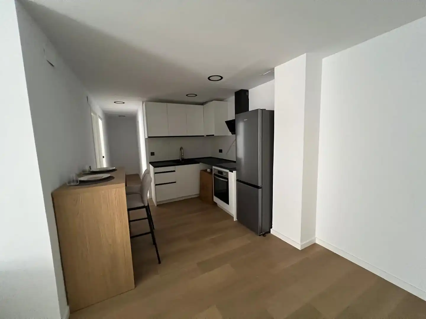 Kitchen of Flat for sale in Ontinyent  with Parquet flooring, Storage room and Furnished