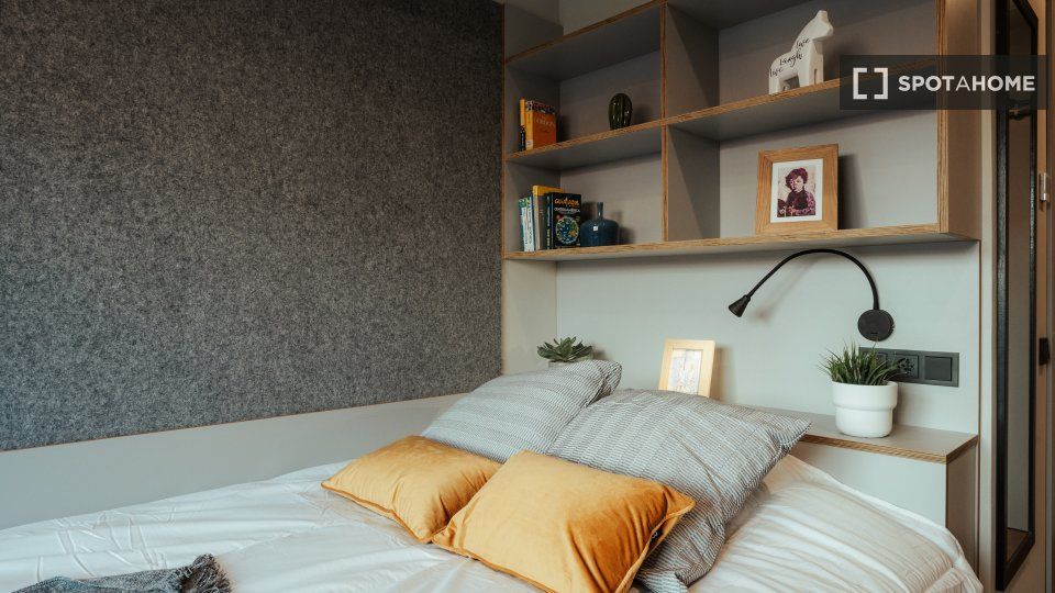 Bedroom of Flat to rent in  Barcelona Capital  with Air Conditioner, Heating and Furnished