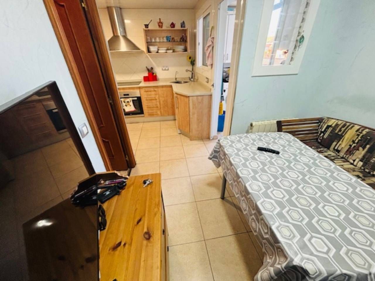 Kitchen of Flat for sale in Vilanova i la Geltrú  with Heating and Balcony